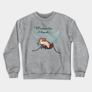 Punimals - Mosquito Hawk (Text) Crewneck Sweatshirt